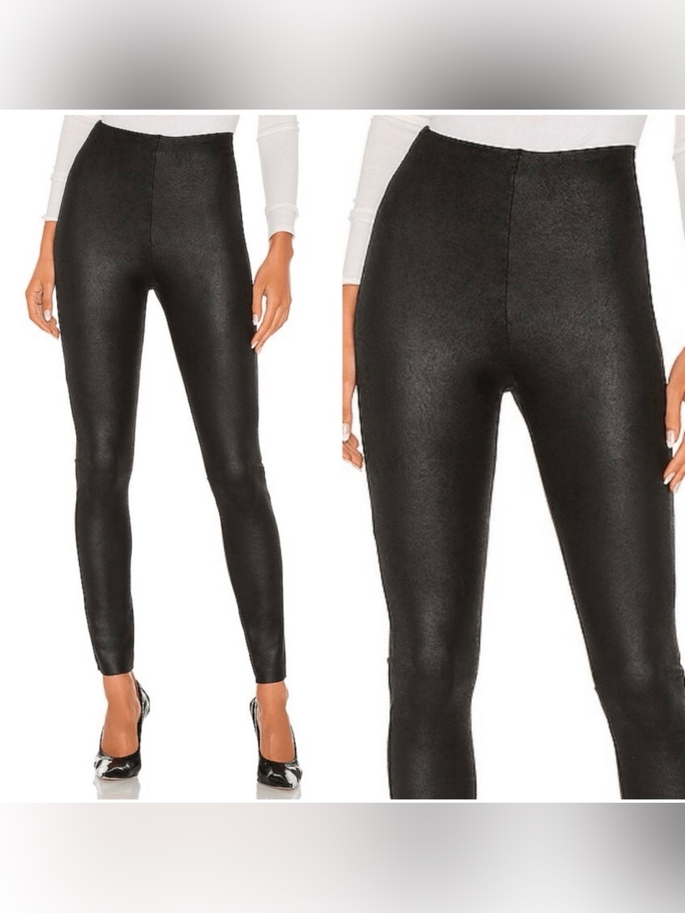 Commando womens faux suede leggings size medium NWT